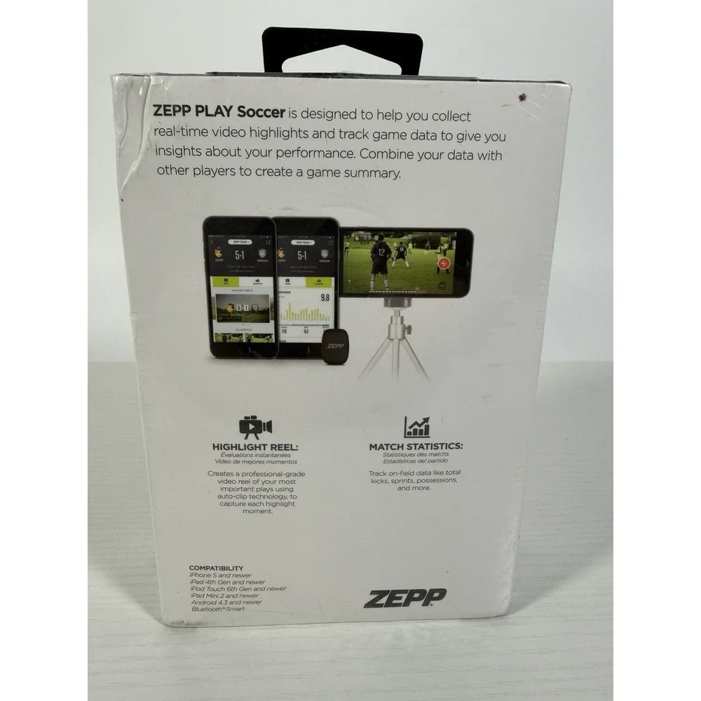 ZEPP PLAY SOCCER Performance Analyzer Training Aid Wireless Motion Sensor SEALED